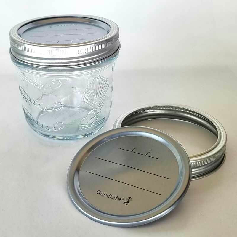 GoodLife Preserving Jars - 250mL (2pc wide mouth) | NZ
