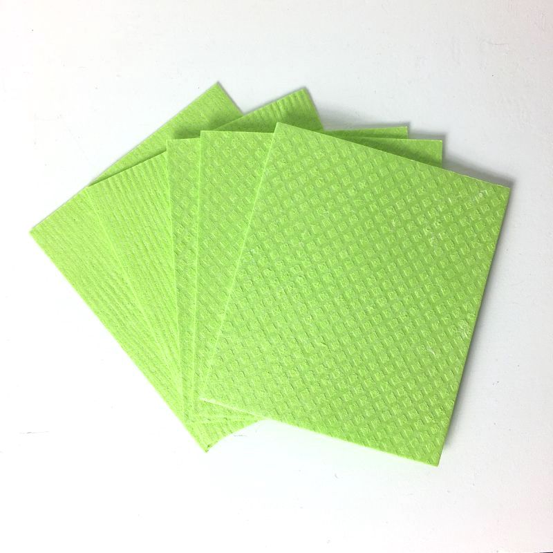 If You Care Sponge Cloths (5 cloths) - Green - Home compostable NZ