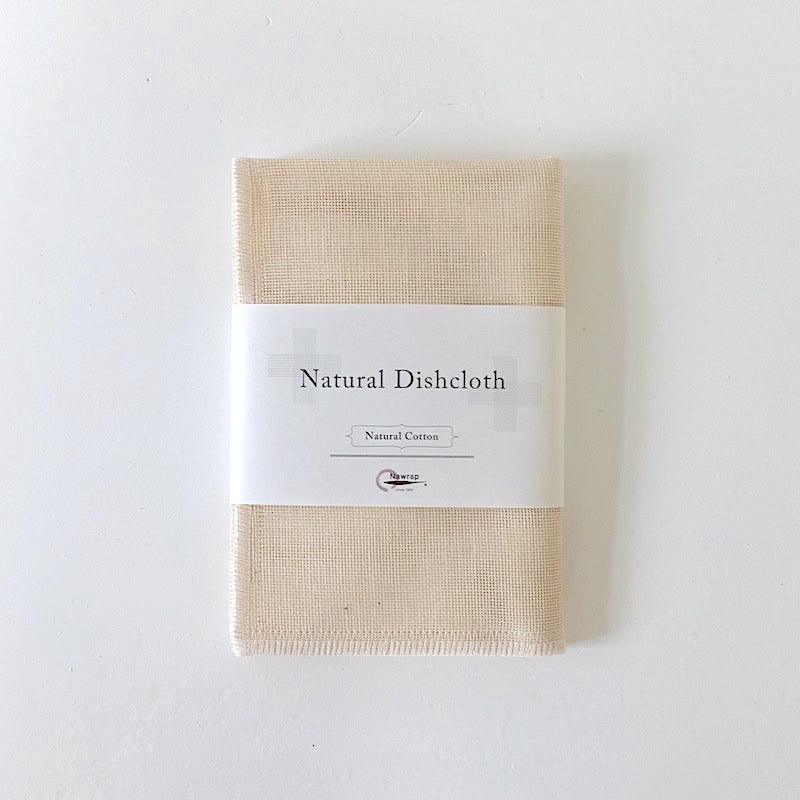 Natural Cotton Dishcloth by Nawrap