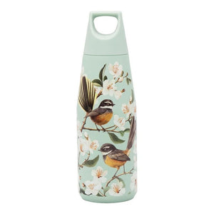 100%NZ Chatty Fantails Drink Bottle on a white background.