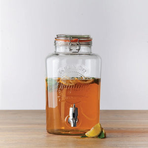 Kilner Round Clip Top Drinks Dispenser - 8L