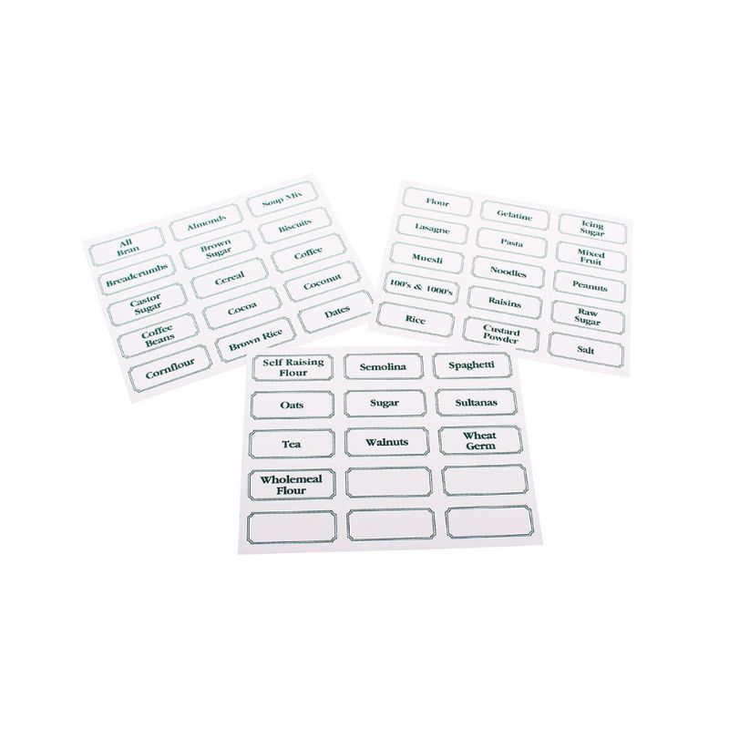 Traditional style Appetito canister labels