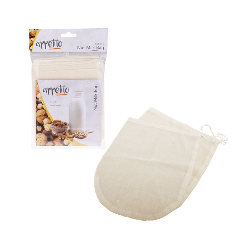 Appetito Nut Milk Bags - set of 2