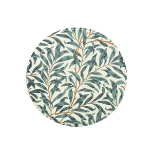 Arts & Crafts William Morris Strawberry Thief small cake tin lid shown on a white background.