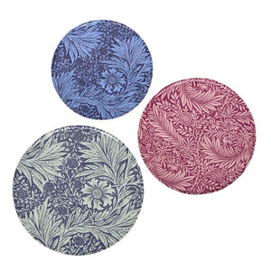 Arts & Crafts Marigold Cake Tins set of 3 lids shown against a white background.