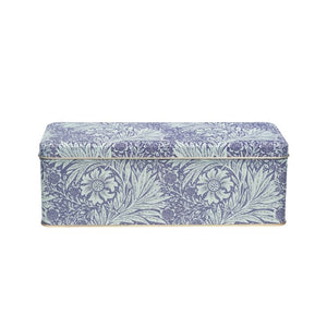 Arts & Crafts Marigold Rectangular Storage Tin shown front on against a white background.