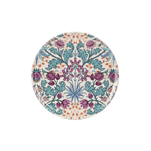 Arts & Crafts Tin Coaster in the Hyacinth design, shown against a white background.