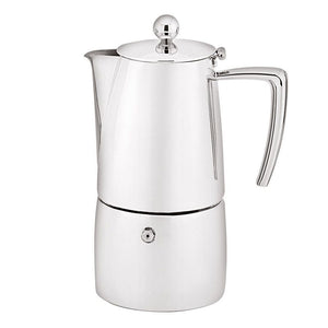 Stainless steel Avanti Art Deco Espresso Maker in 500 ml shown against a white background.
