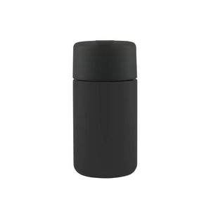 Avanti Brew Insulated Travel Cup in Black on a white background