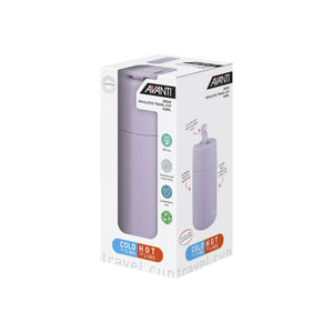 Avanti Brew Insulated Travel Cup Lilac in packaging on a white background