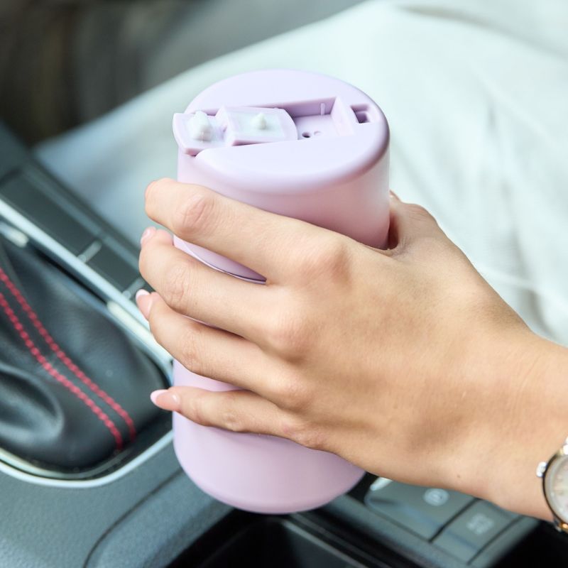Avanti Brew Insulated Travel Cup in Lilac on a white background