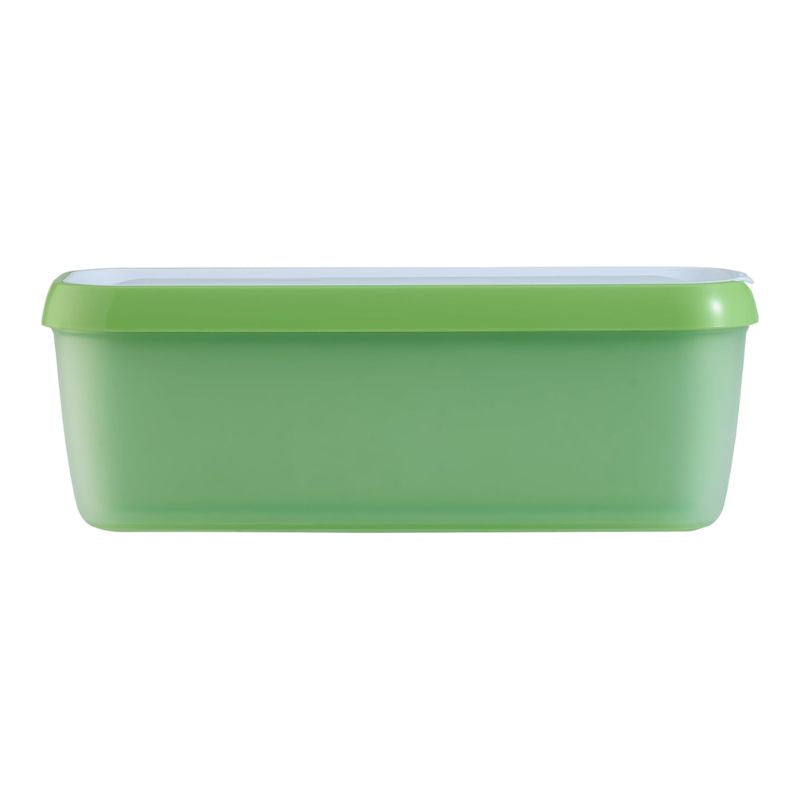 Avanti Easy Scoop Ice Cream Container in Pistachio green colour shown on a plain white background.
