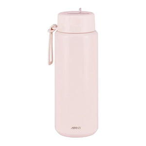 Avanti HydroUltra Vacuum Water Bottle in Blush Pink 1 L shown against a white background.