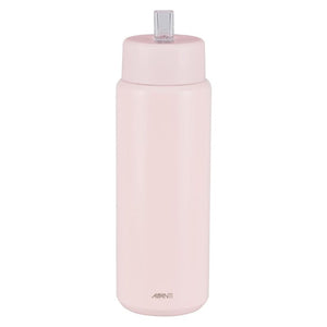 Avanti HydroUltra Vacuum Water Bottle in Blush Pink opened shown against a white background.