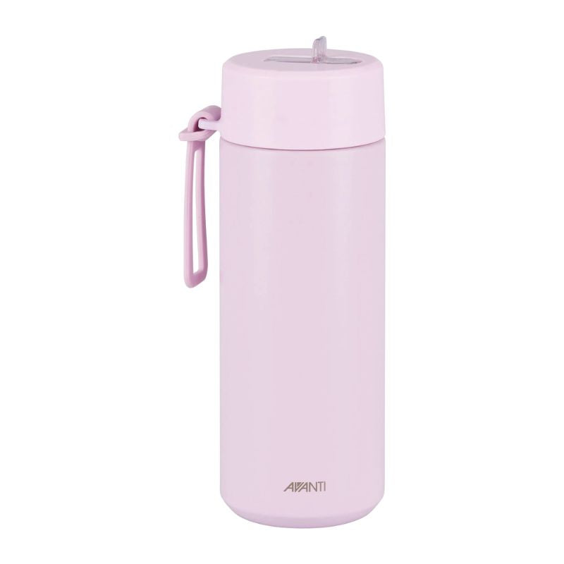 Avanti HydroUltra Vacuum Water Bottle in Lilac 1 L shown against a white background.