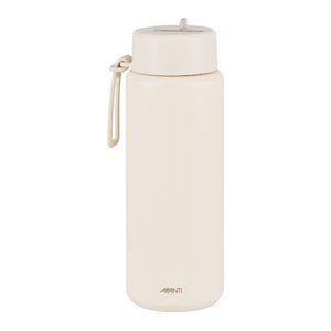 Avanti HydroUltra Vacuum Water Bottle in Sand Dune 1 L shown against a white background.
