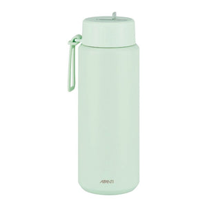 Avanti HydroUltra Vacuum Water Bottle 1 L in Soft Mint shown against a white background.