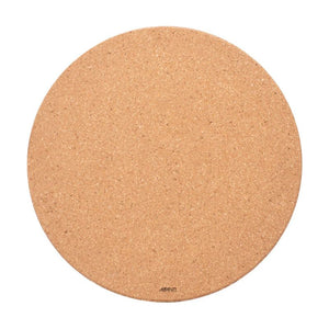 Avanti Round Cork Trivet photographed from directly above on a solid white background.