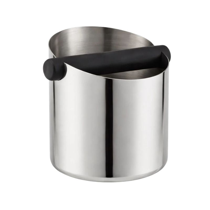 Avanti Stainless Steel Knock Box shown on a solid white background.