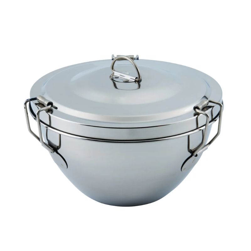 Avanti Stainless Steel Pudding Steamer on a white background.