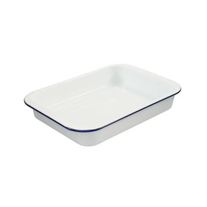 Bakemaster Enamel Bake & Roast Pan 35 x 24 cm on a white background