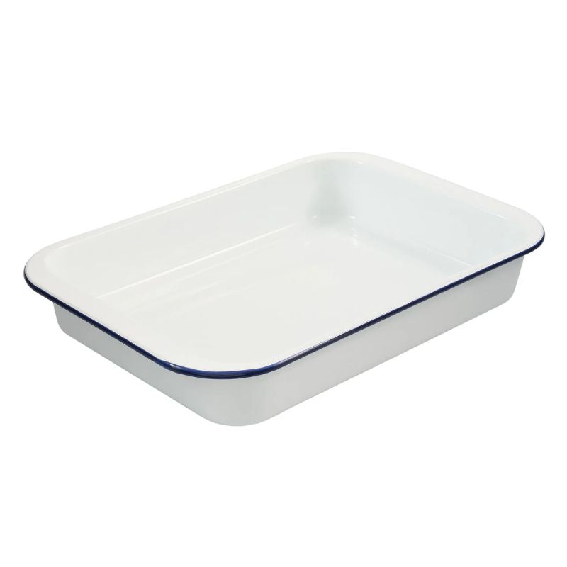 Bakemaster Enamel Bake & Roast Pan on a white background