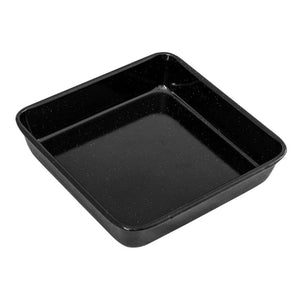 Bakemaster Professional Vitreous Enamel Square Baking Pan on a white background