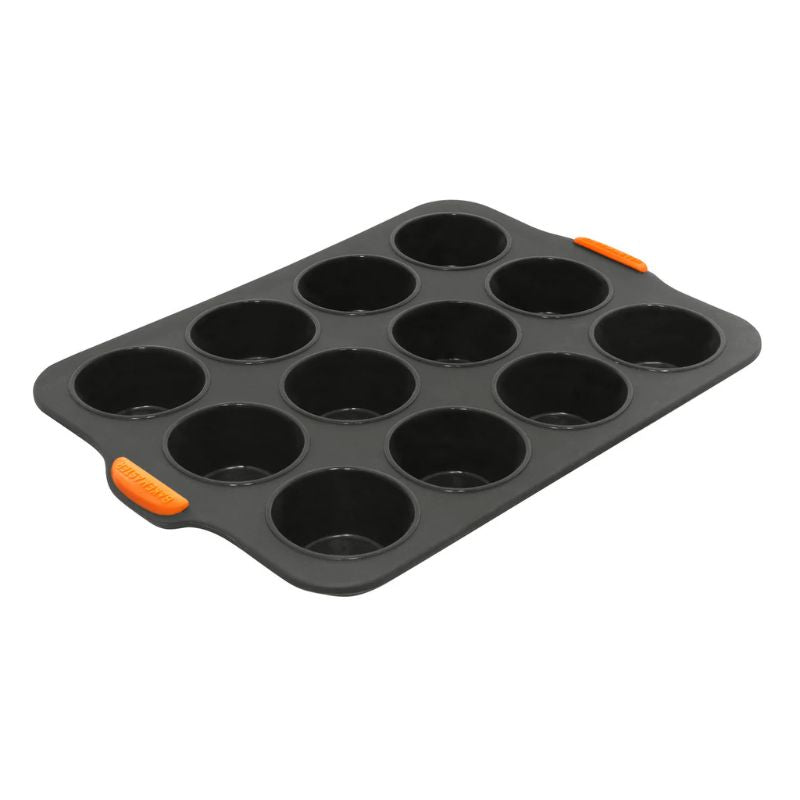 Bakemaster Silicone Muffin Pan – 12 Cup on a white background