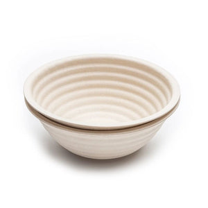 Brod & Taylor Boule Banneton set of two stacked against a white background.