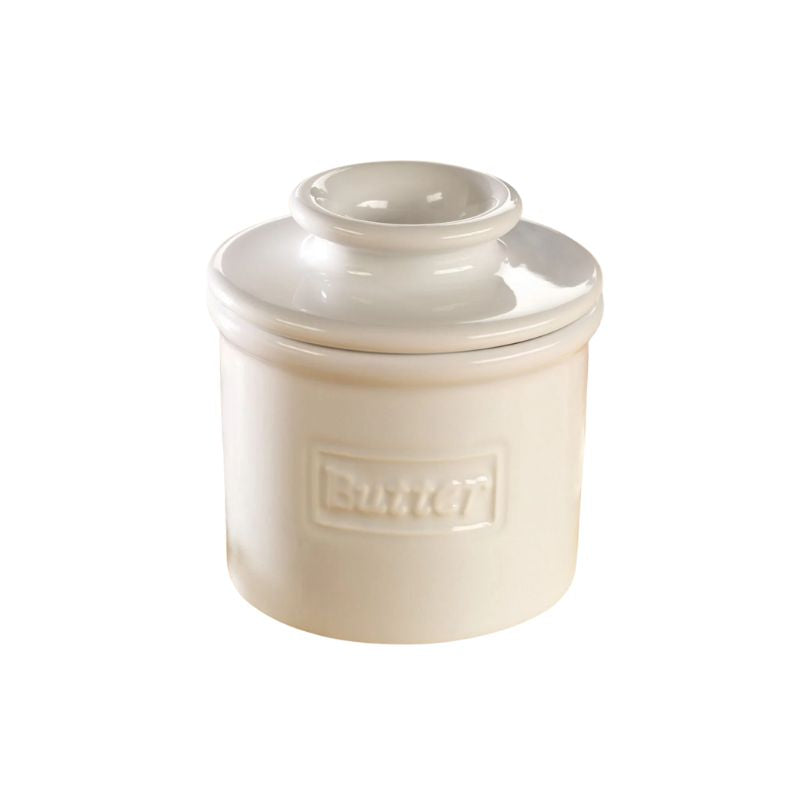 Retro Cafe White Butter Bell Crock - Butter Storage NZ