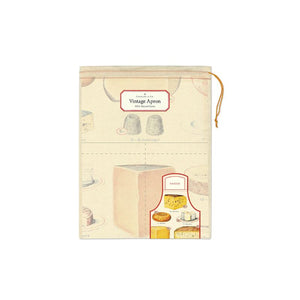 Cavallini & Co Vintage Apron - Cheese - muslin bag