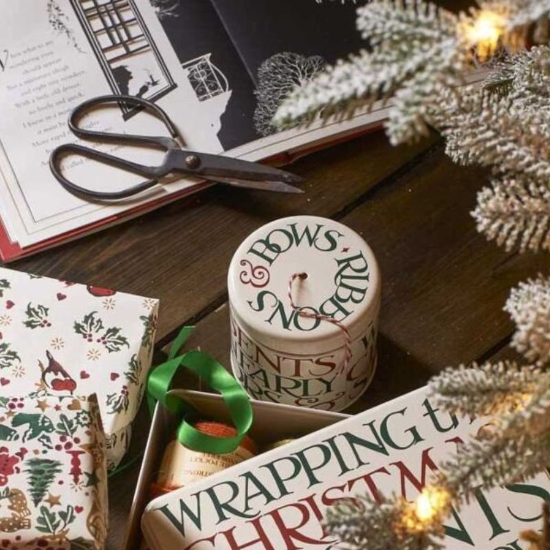 Emma Bridgewater Christmas Toast XL Storage Tin shown against a white background.