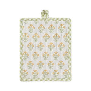 Reverse side of the pot holder in the Design Imports Honey Bee Pot Holder Gift Set.