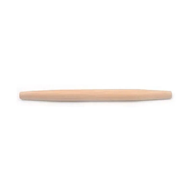 Dishy Beechwood French Rolling Pin - natural wood rolling pin with tapered ends.