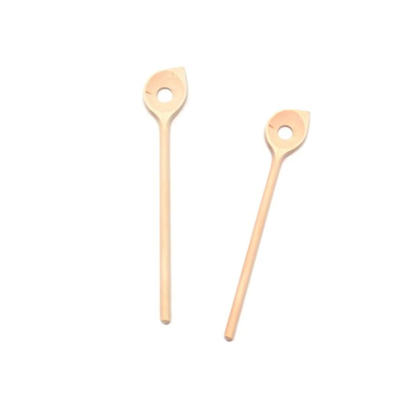 Dishy Beechwood Pointed Spoon with Hole  - 30 & 35 cm options | NZ