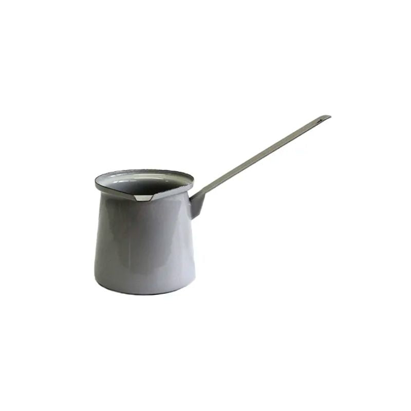 Dishy Enamel Butter Melter - Soft Grey
