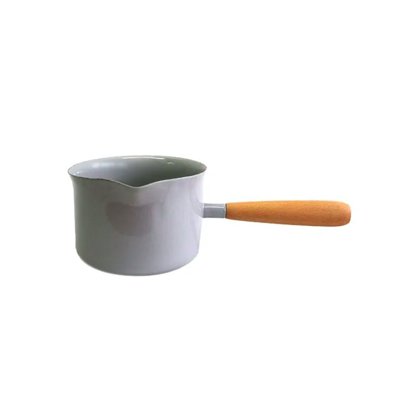 Dishy Enamel Gravy Pot - Soft Grey | NZ