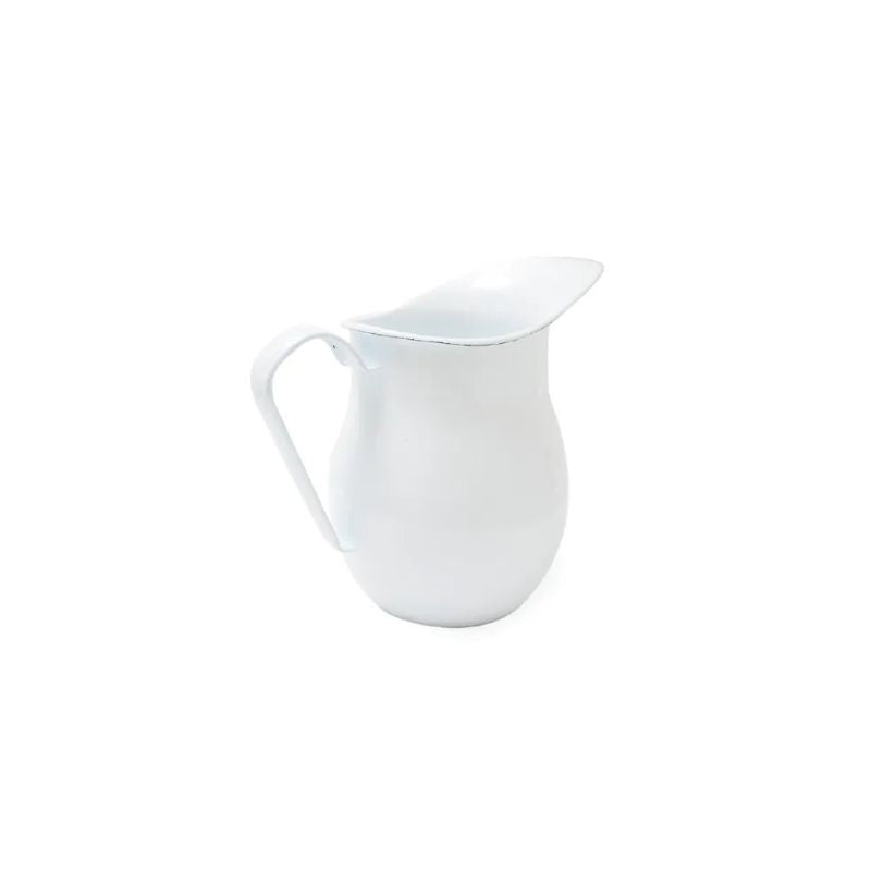 Dishy Enamel Water Pitcher - White (1 L) | NZ