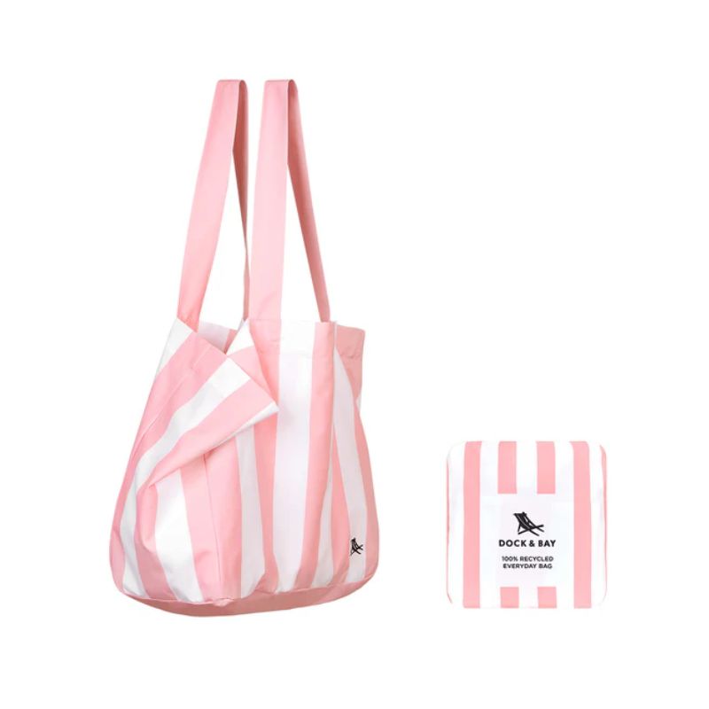 Dock & Bay Foldaway Tote Bag - Malibu Pink | NZ