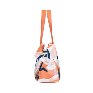 Side view of Dock & Bay Foldaway Tote Bag - Terracotta Tropics | NZ