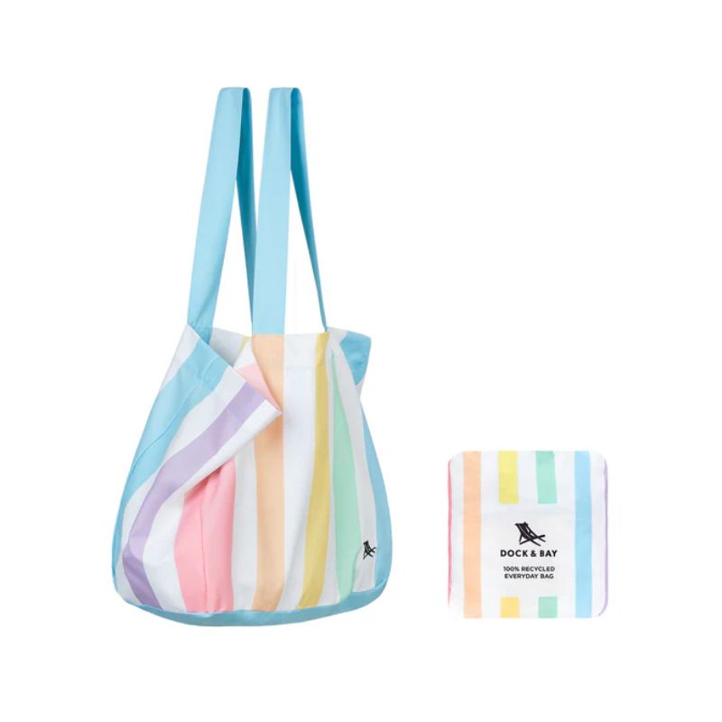 Dock & Bay Foldaway Tote Bag - Unicorn Wave | NZ