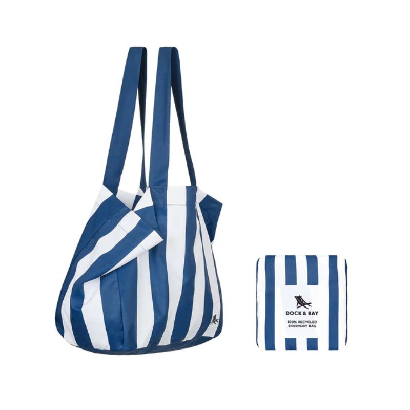Dock & Bay Foldaway Tote Bay - Whitsunday Blue | NZ