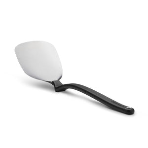 Dreamfarm BBQ Chopula stainless steel and nylon BBQ spatula with flexible chopping edge.