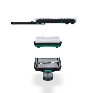 Dreamfarm Nocutu mandoline shown assembled with finger guard/cover locked in place