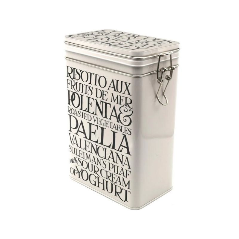 Emma Bridgewater Black Toast Tall Clip Lid Tin