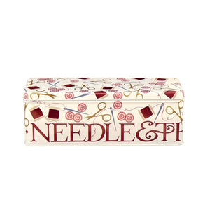 Emma Bridgewater Crafting Rectangular Storage Tin shown against a white background.