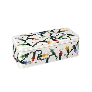 Emma Bridgewater Fairy Lights Rectangular Storage Tin on a white background