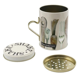 Parts of the Emma Bridgwater Making & Baking Flour Shaker.