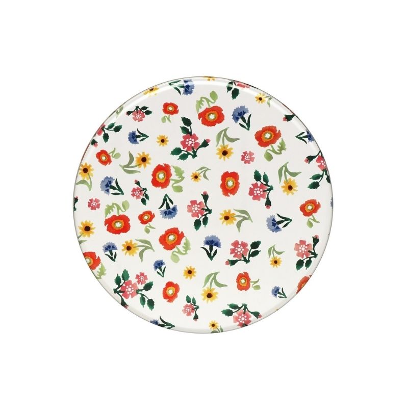 Emma Bridgewater Poppies Large Cake Tin lid shown against a white background.