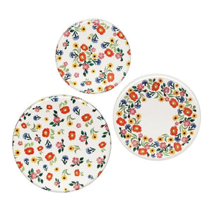 Emma Bridgewater Poppies Cake Tins lids shown against a white background.